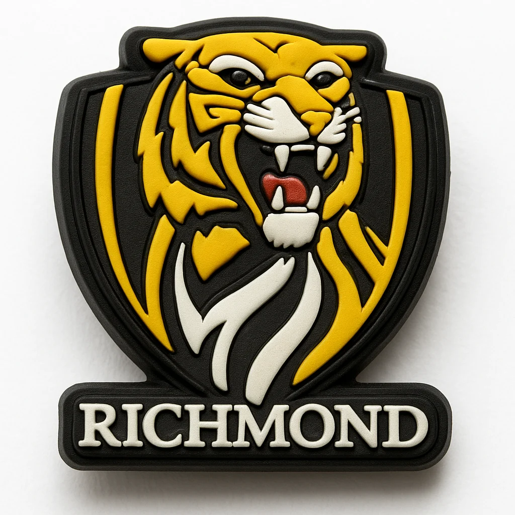 Richmond Tigers Logo For Jibbitz-Crocs Charms