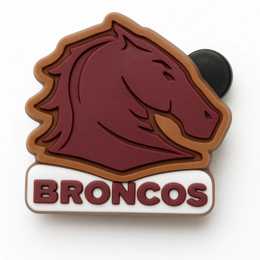 Brisbane Broncos Logo For Jibbitz-Crocs Charms