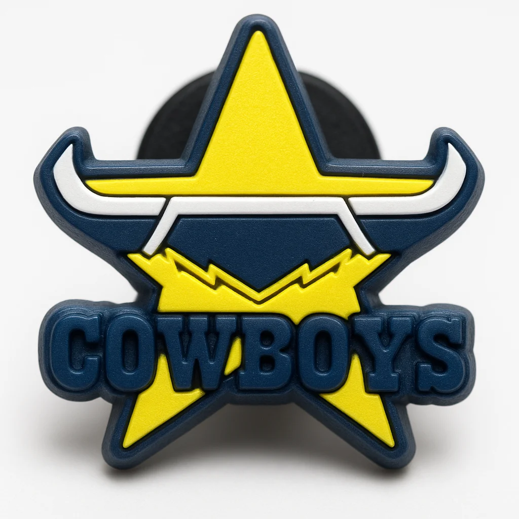 Cowboys NRL Logo For Jibbitz-Crocs Charms