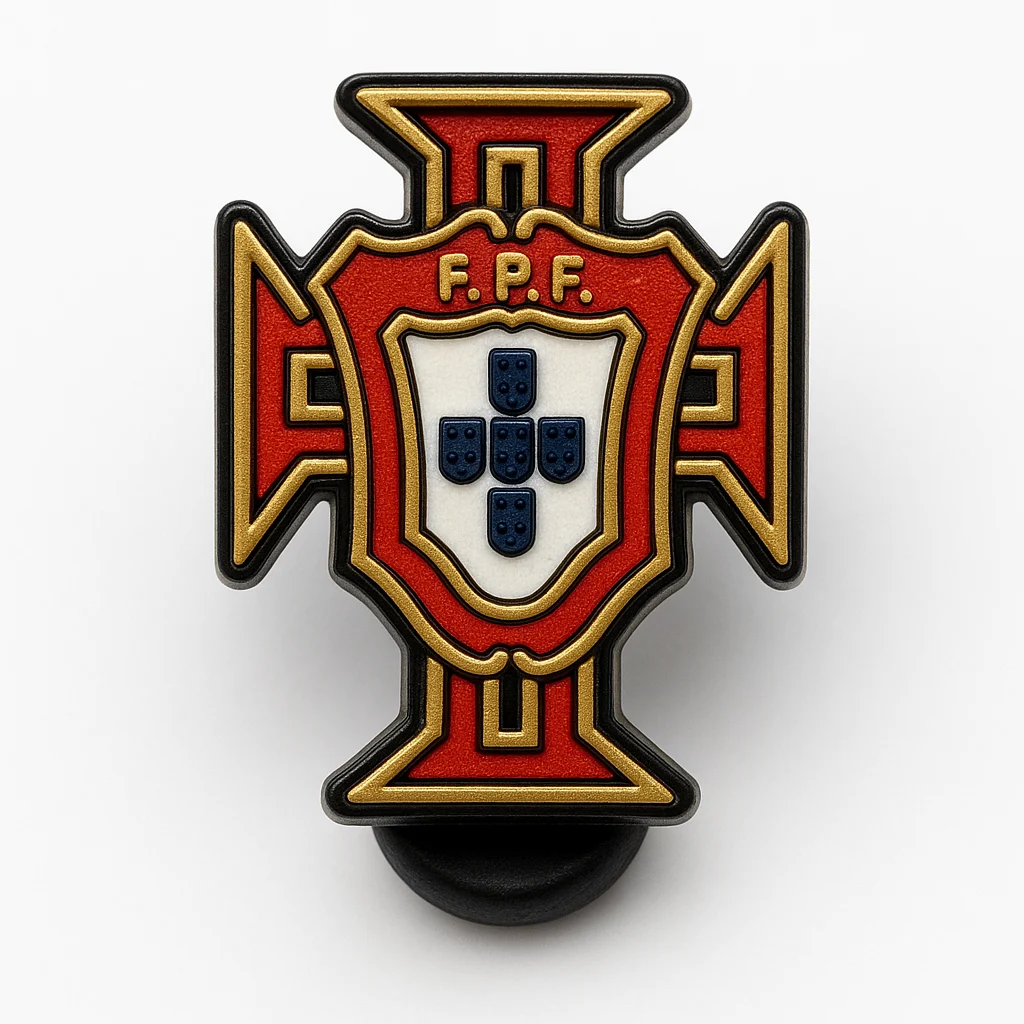 Portugal Football Crest For Jibbitz-Crocs Charms