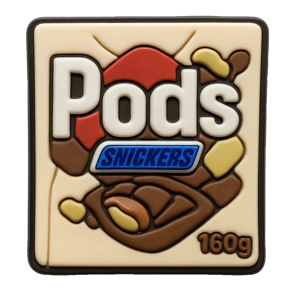 Pods Snickers For Jibbitz-Crocs Charms