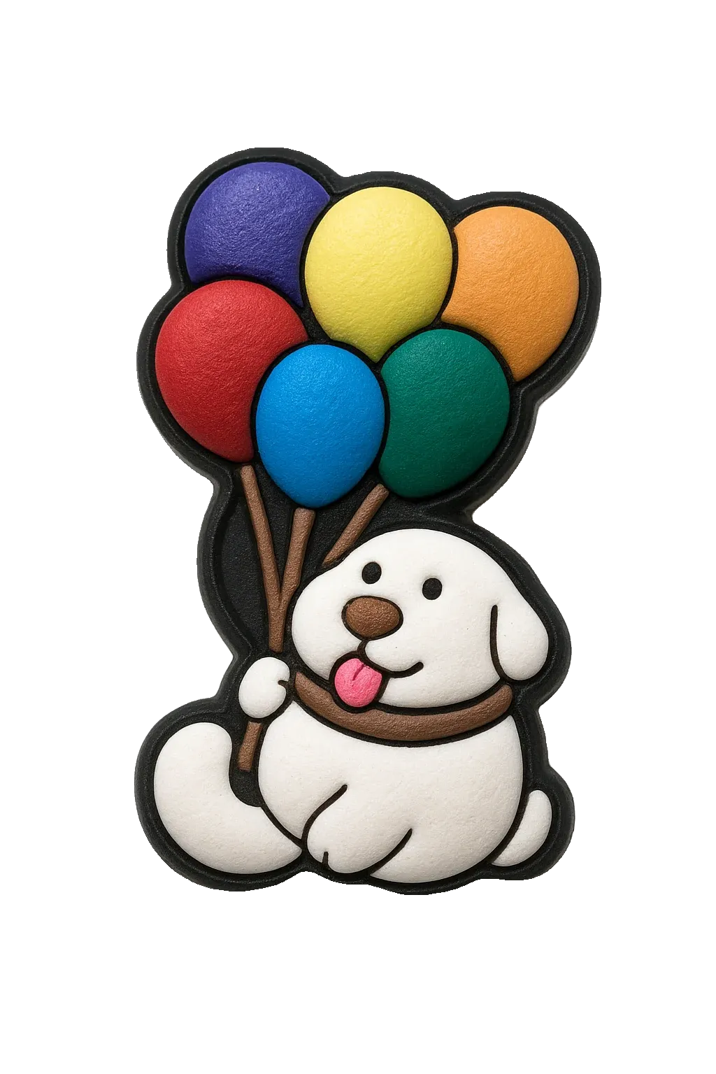 Up Dog With Balloons For Jibbitz-Crocs Charms
