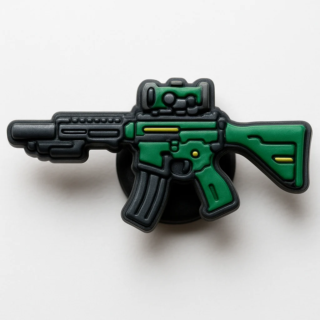 Green Sniper Rifle For Jibbitz-Crocs Charms