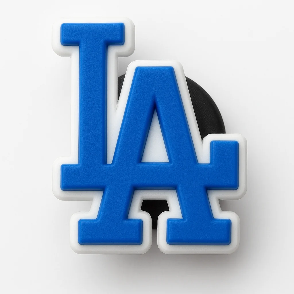 LA Dodgers Logo For Jibbitz-Crocs Charms