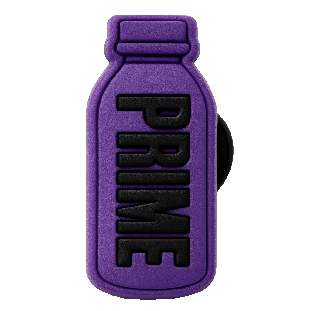 Purple Prime Bottle For Jibbitz-Crocs Charms
