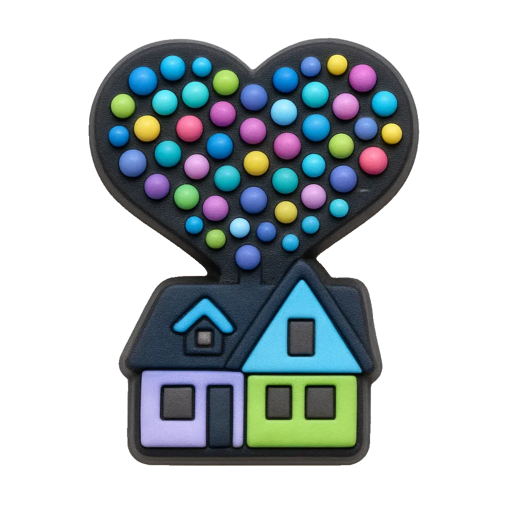 Crocs Charms Up Balloon House Jibbitz croc charm jibbitz shoe accessory