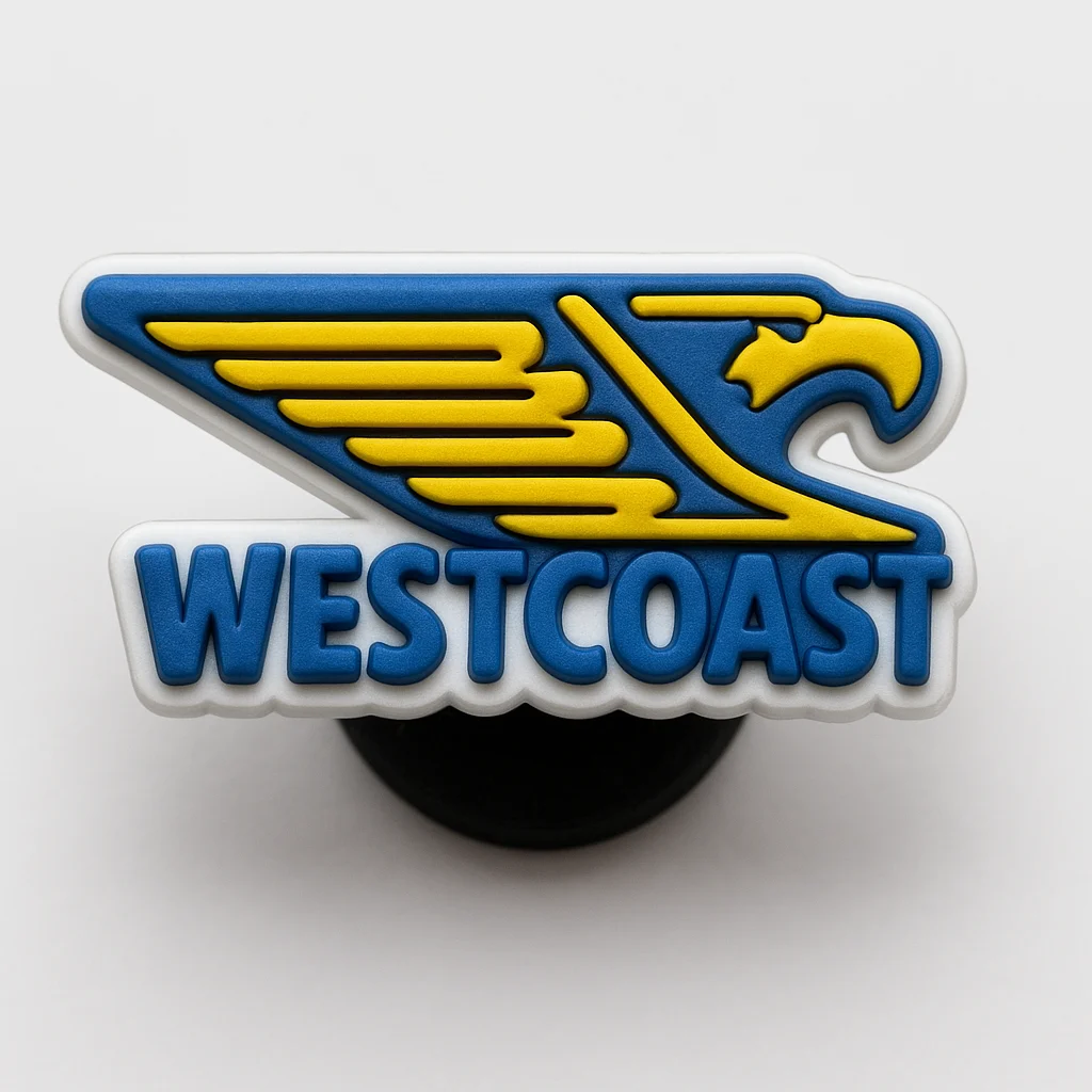 West Coast Eagles Logo For Jibbitz-Crocs Charms