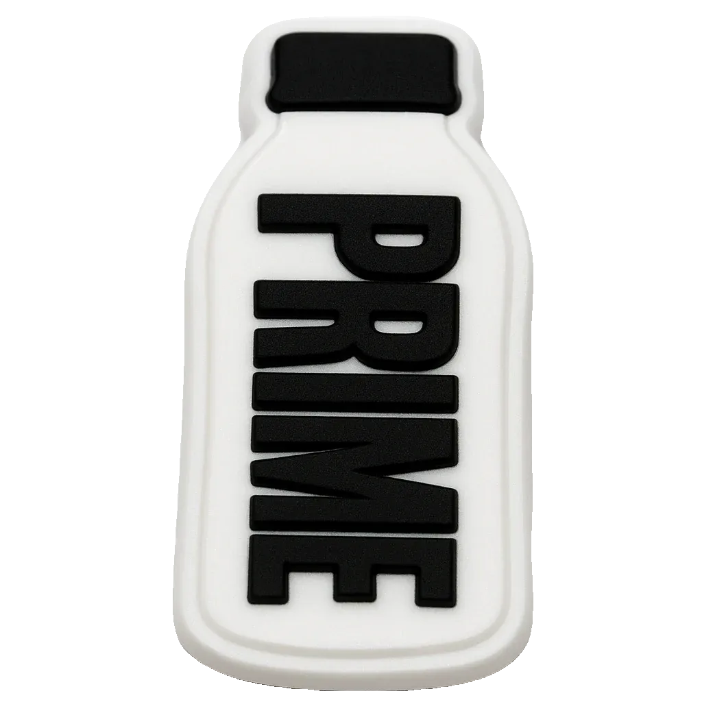 Crocs Charms White Prime Bottle Jibbitz croc charm jibbitz shoe accessory