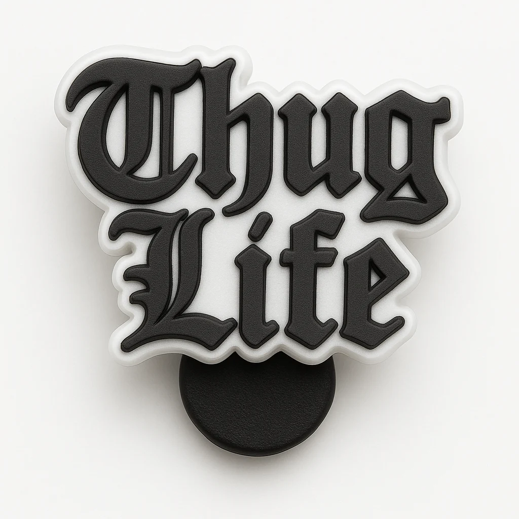 Thug Life For Jibbitz-Crocs Charms