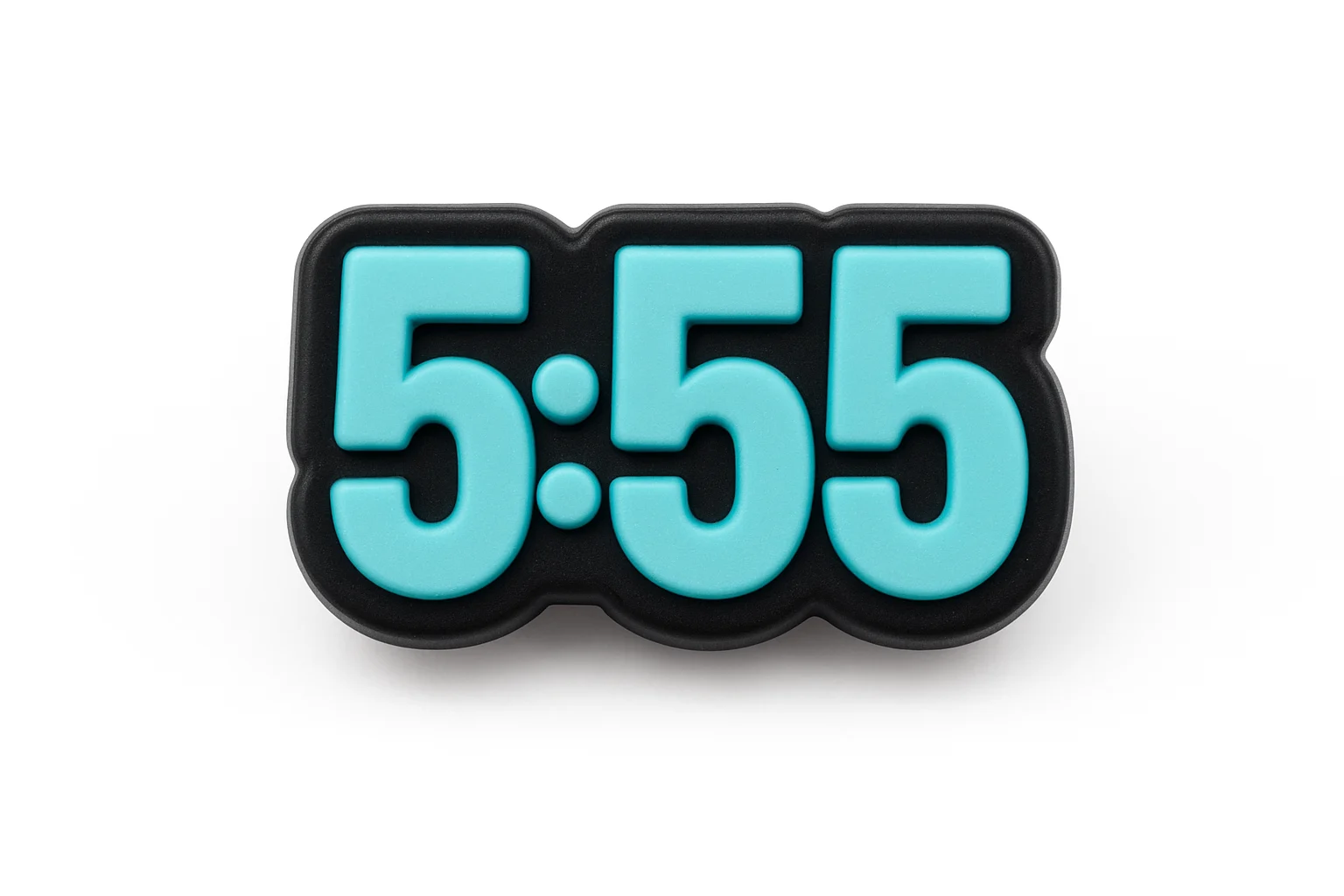 5:55 Number For Jibbitz-Crocs Charms