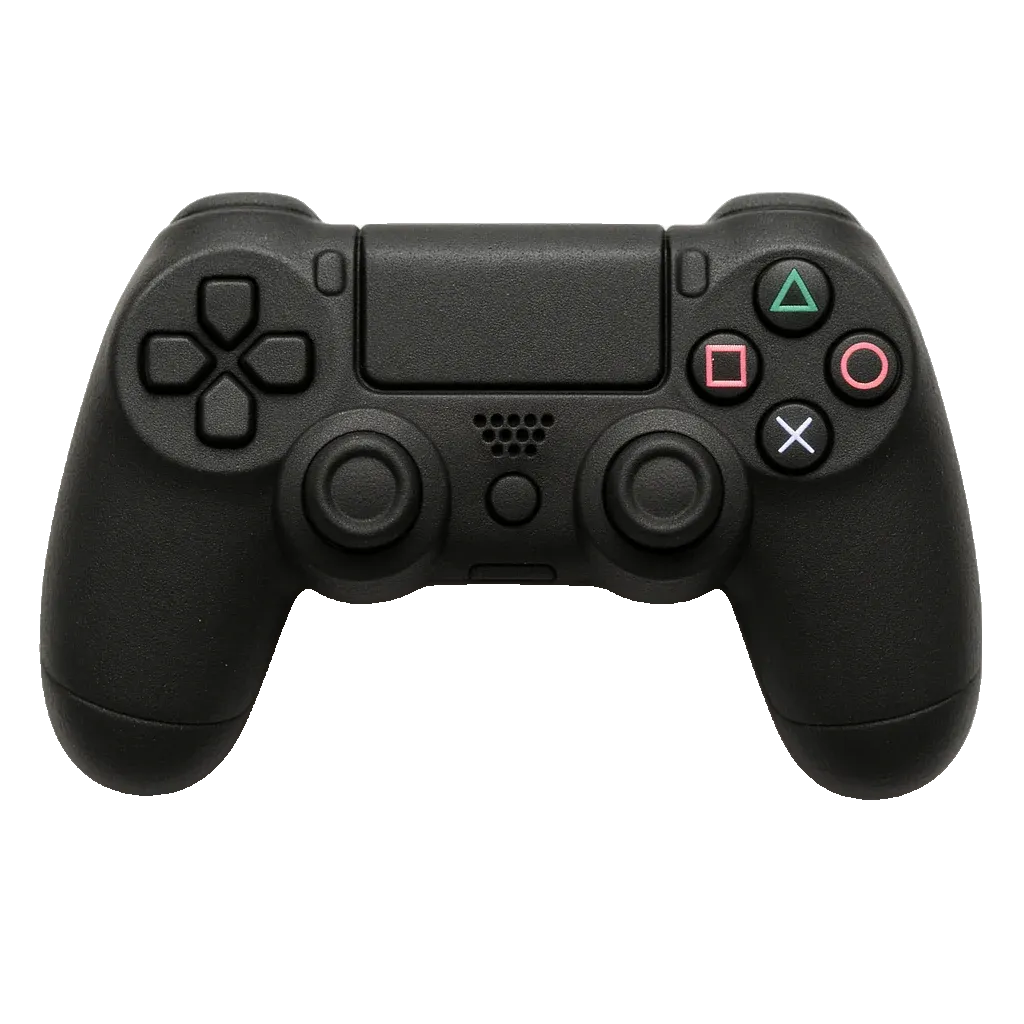 Black Playstation Controller croc charm jibbitz shoe accessory