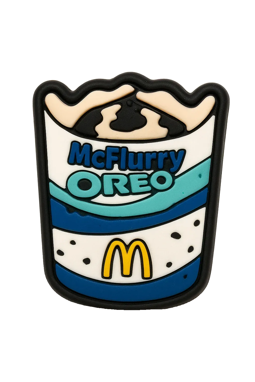 Oreo Mcflurry Ice Cream croc charm jibbitz shoe accessory