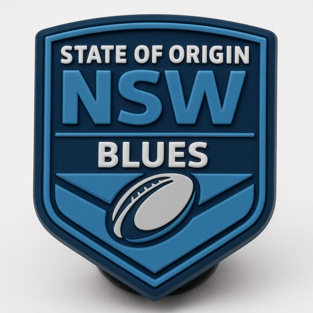 NRL NSW Blues State of Origin Rugby league Jibbitz-Charms for Crocs
