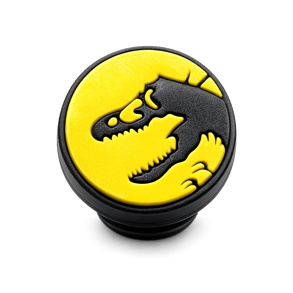 Jurassic T-Rex Logo For Jibbitz-Crocs Charms