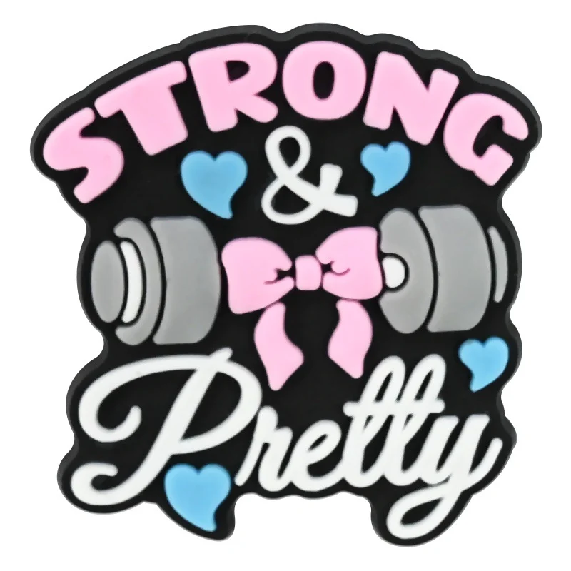 Strong & Pretty For Jibbitz-Crocs Charms