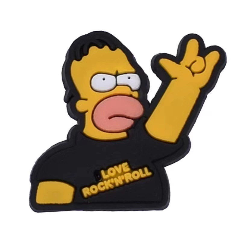 Homer Rock N Roll For Jibbitz-Crocs Charms