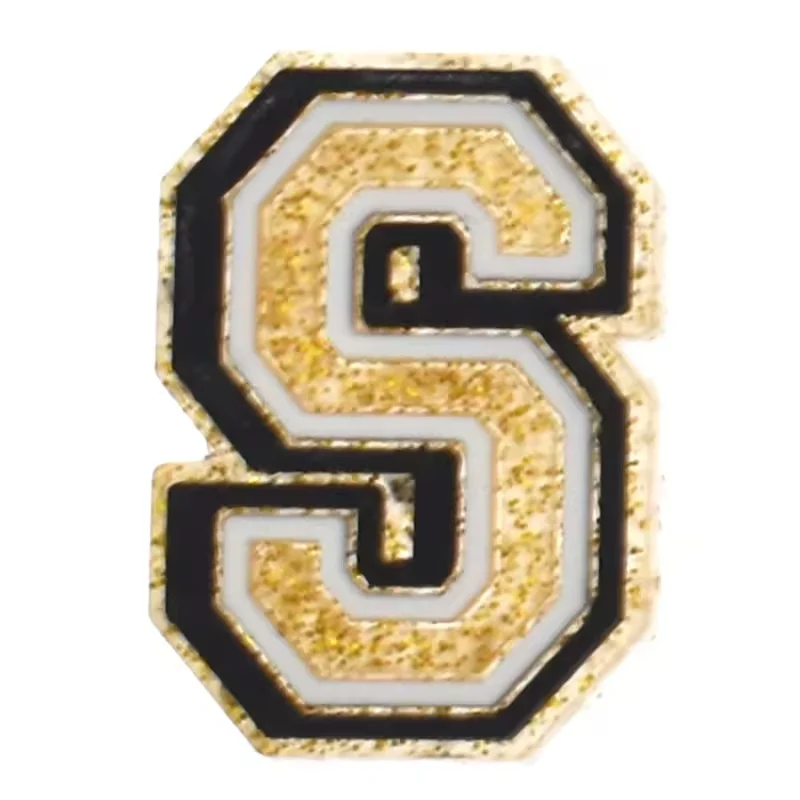Gold Letter S For Jibbitz-Crocs Charms