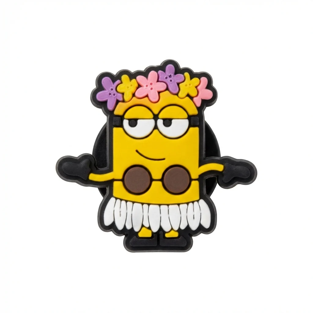 Hula Minion For Jibbitz-Crocs Charms