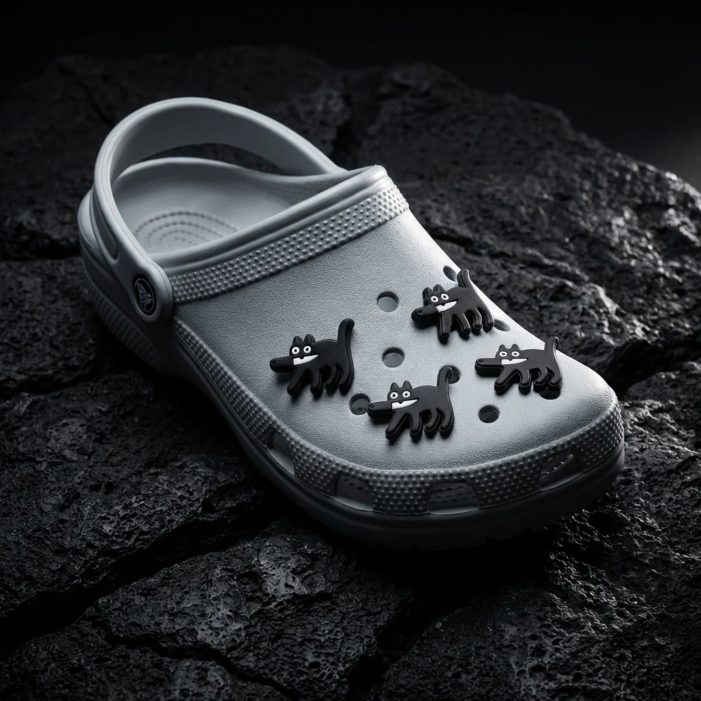 Cat With Knife Animal Jibbitz-Charms for Crocs