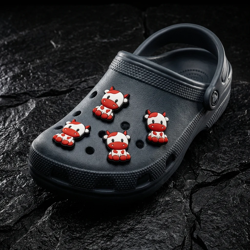 Red Cow Animal Jibbitz-Charms for Crocs