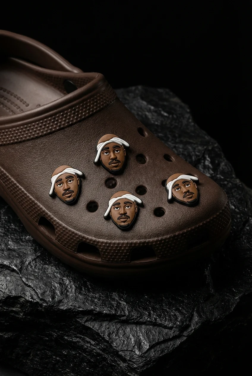 2pac Tupac Rapper Jibbitz-Charms for Crocs