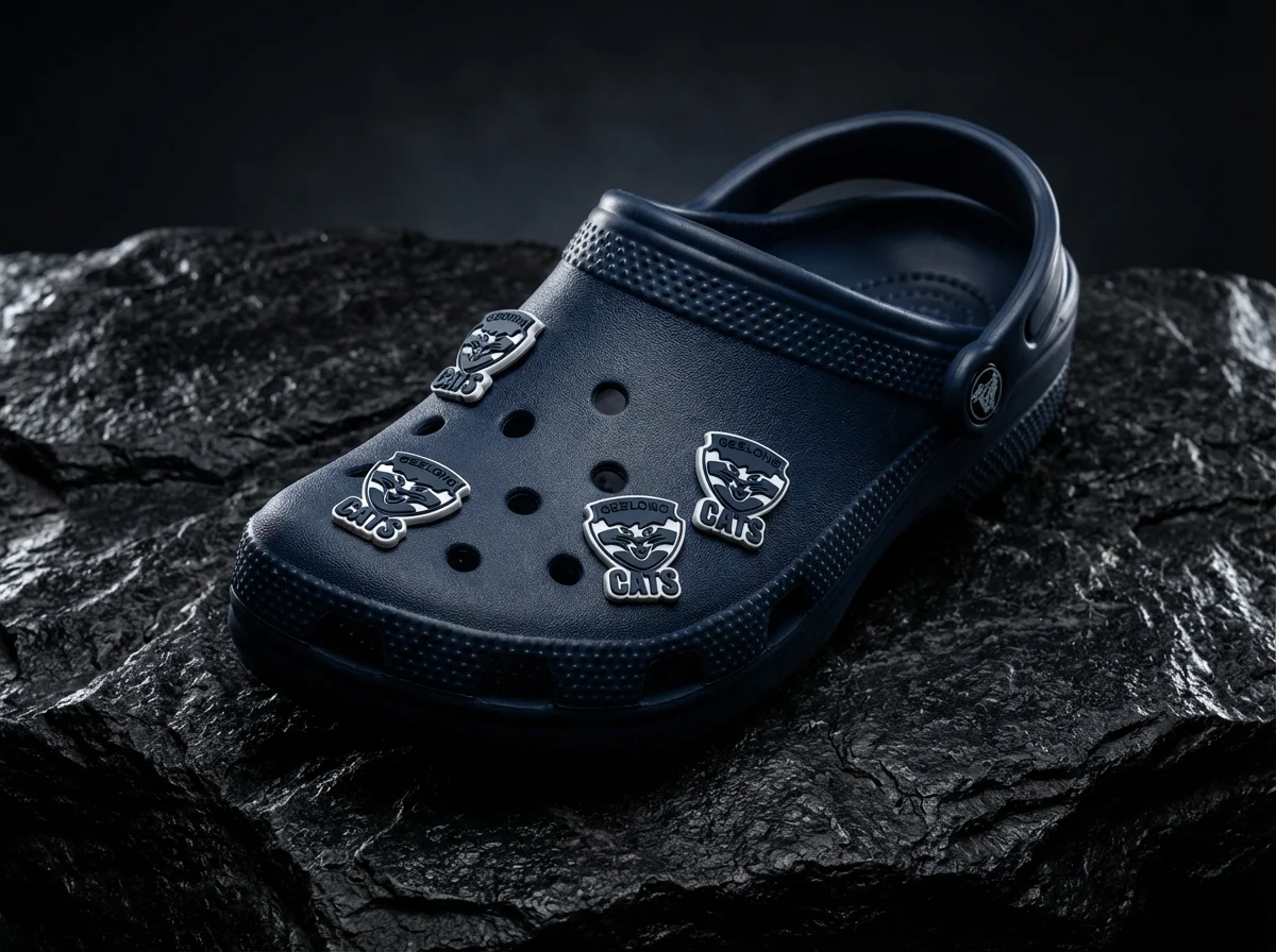 Geelong Cats For Jibbitz-Crocs Charms