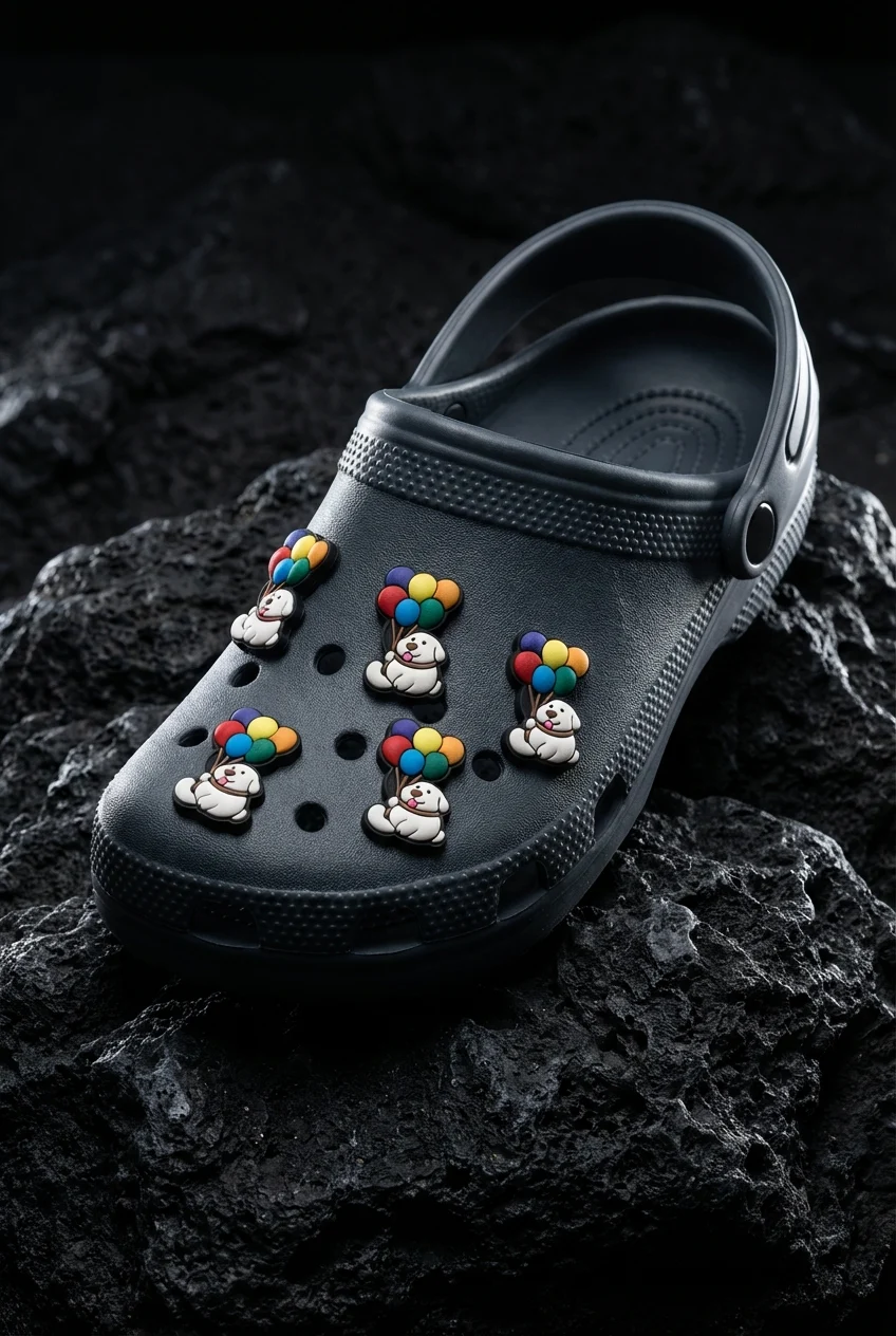 Up Dog With Balloons For Jibbitz-Crocs Charms