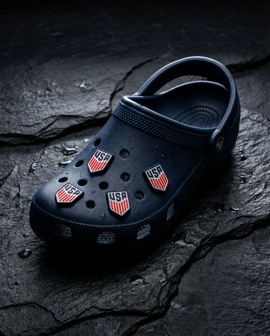 USA Soccer Crest For Jibbitz-Crocs Charms