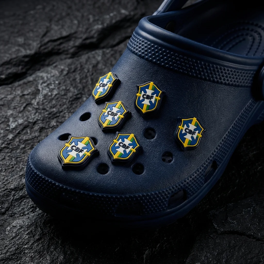 Brazil CBF Crest For Jibbitz-Crocs Charms