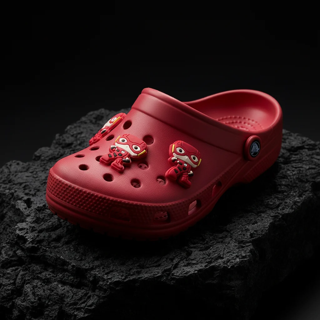 Flash Superhero Jibbitz-Charms for Crocs