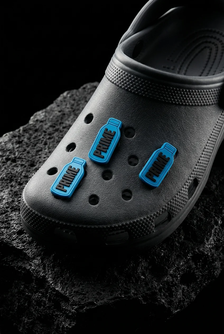 Blue Prime Bottle Jibbitz-Charms for Crocs