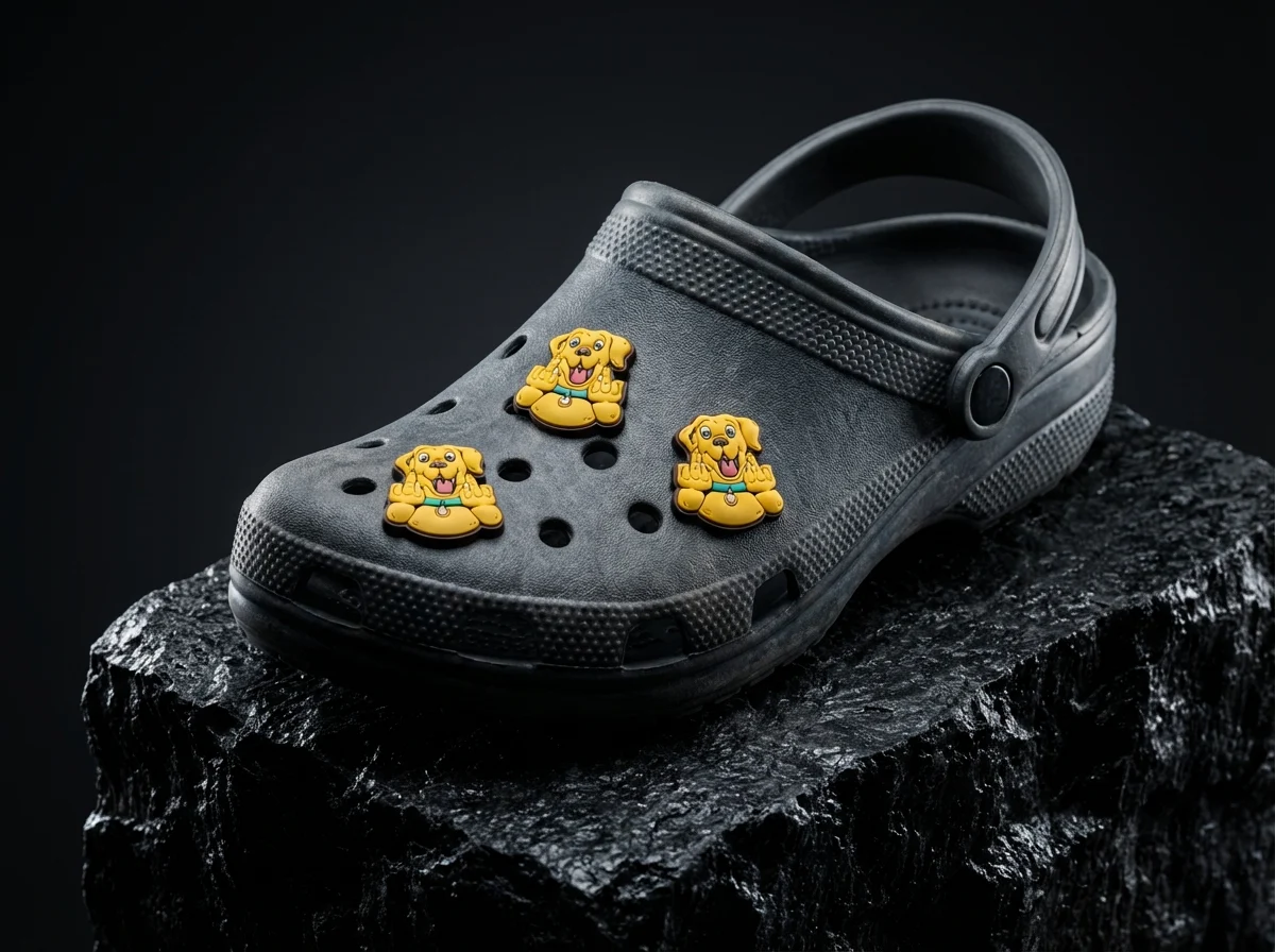 Rude Puppy Dog Animal Jibbitz-Charms for Crocs