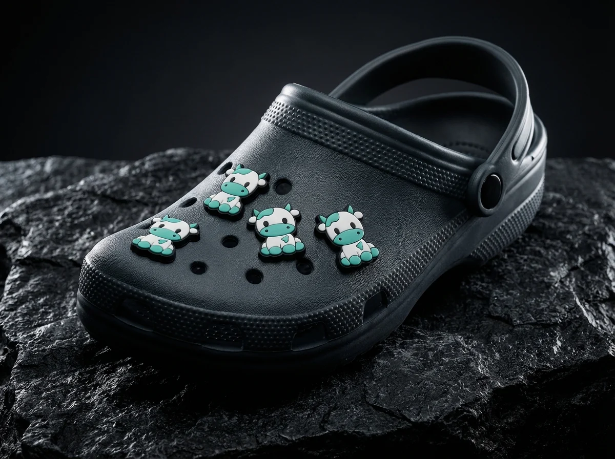 Light Blue Cow Animal Jibbitz-Charms for Crocs