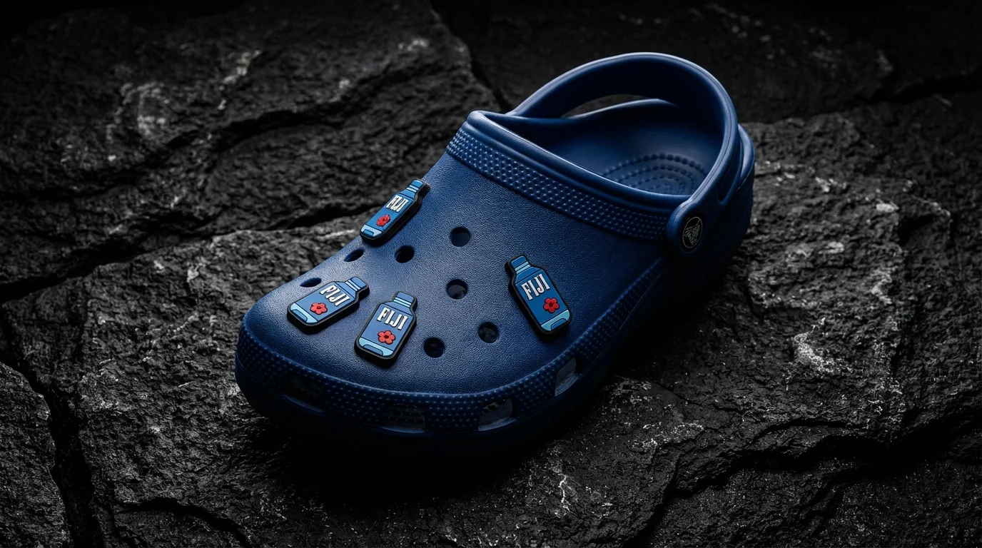 Fiji Water Bottle Jibbitz-Charms for Crocs