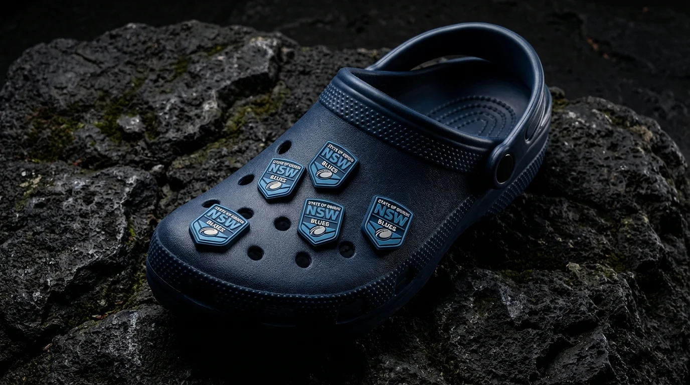 NRL NSW Blues State of Origin Rugby league Jibbitz-Charms for Crocs