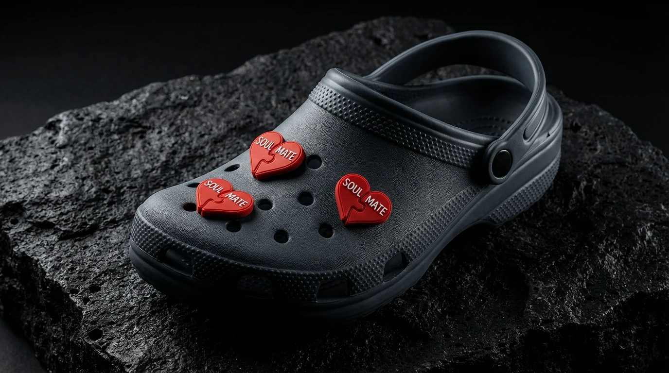 2pcs Soul Mate Heart Jibbitz-Charms for Crocs