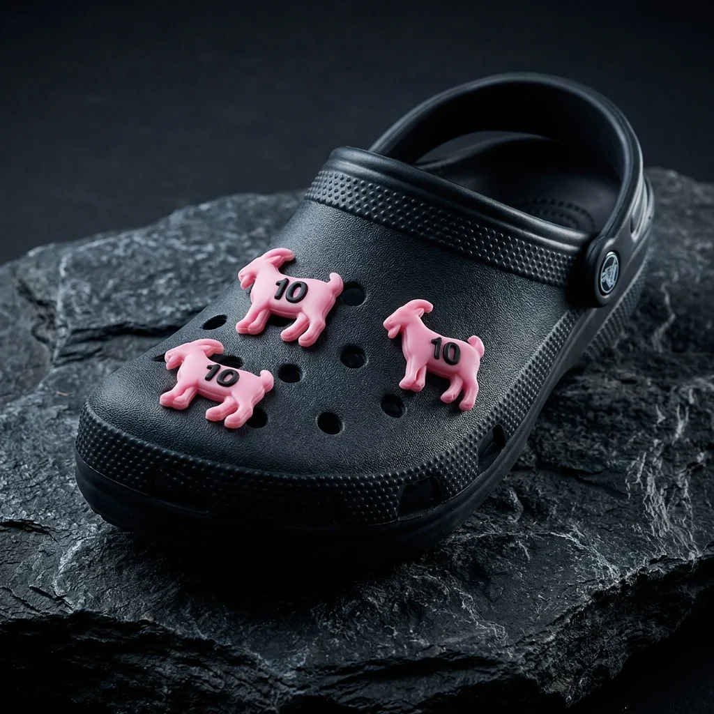 Messi Goat Number 10 Jibbitz-Charms for Crocs