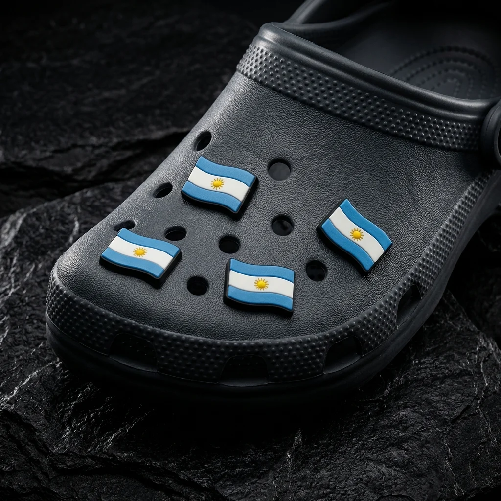 Argentina National Country Flag Jibbitz-Charms for Crocs