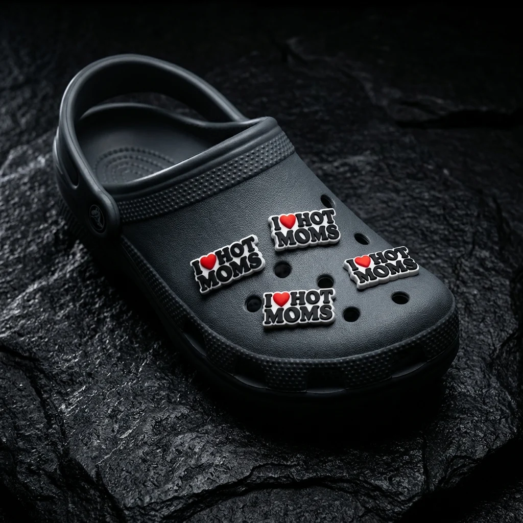 I <3 Hot Moms Jibbitz-Charms for Crocs