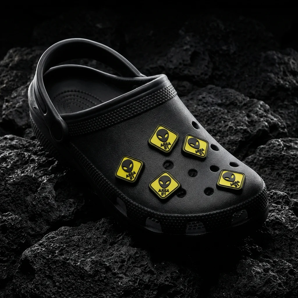 Area 51 Alien Sign Jibbitz-Charms for Crocs