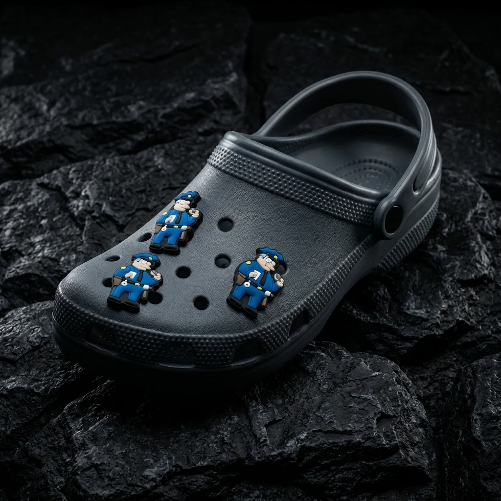 Eddie Simpsons Police Jibbitz-Charms for Crocs