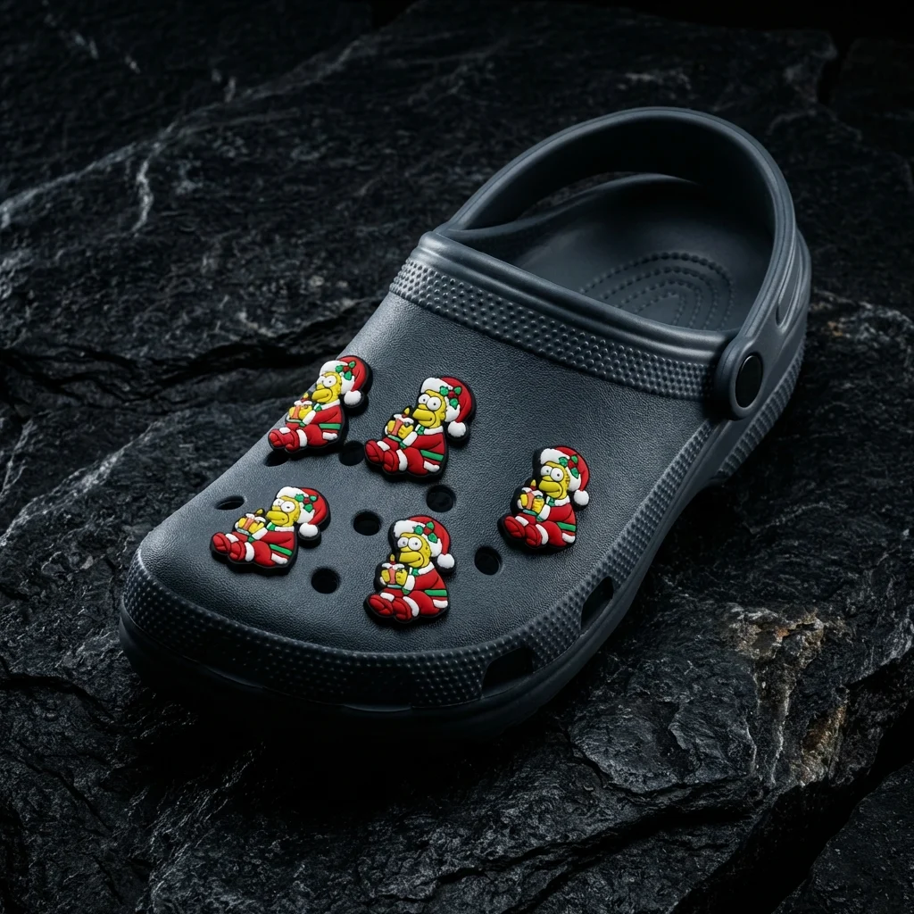 Homer Simpson Christmas Jibbitz-Charms for Crocs