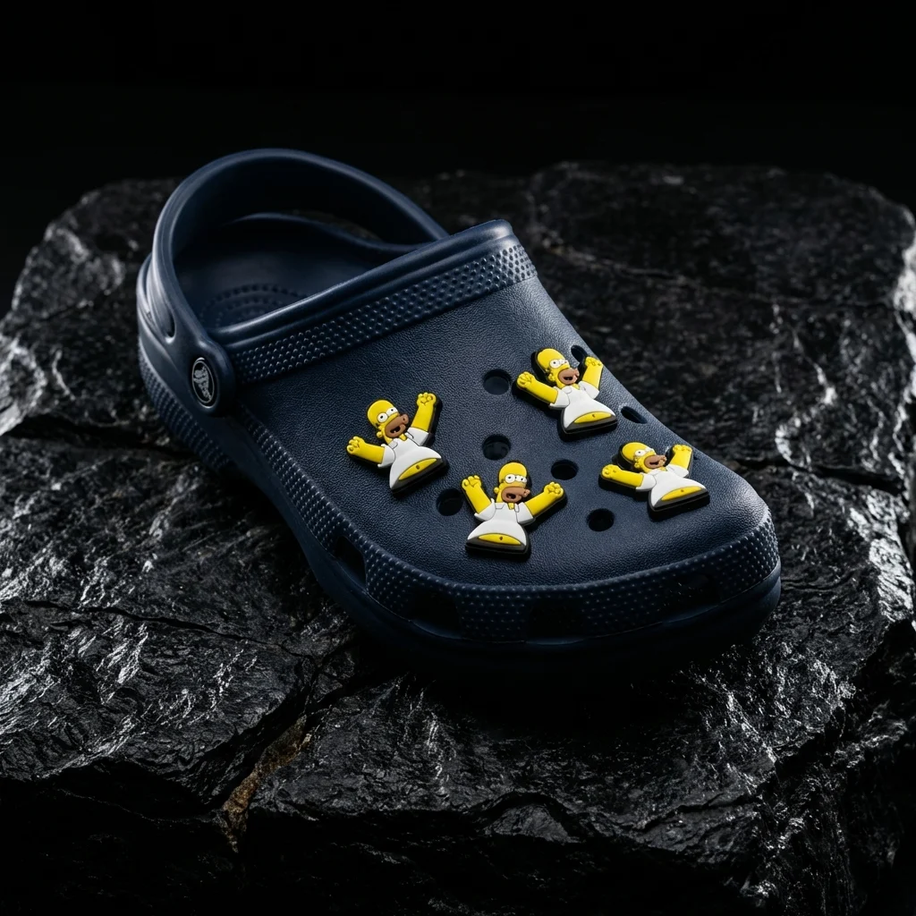 Homer Simpson Happy Jibbitz-Charms for Crocs