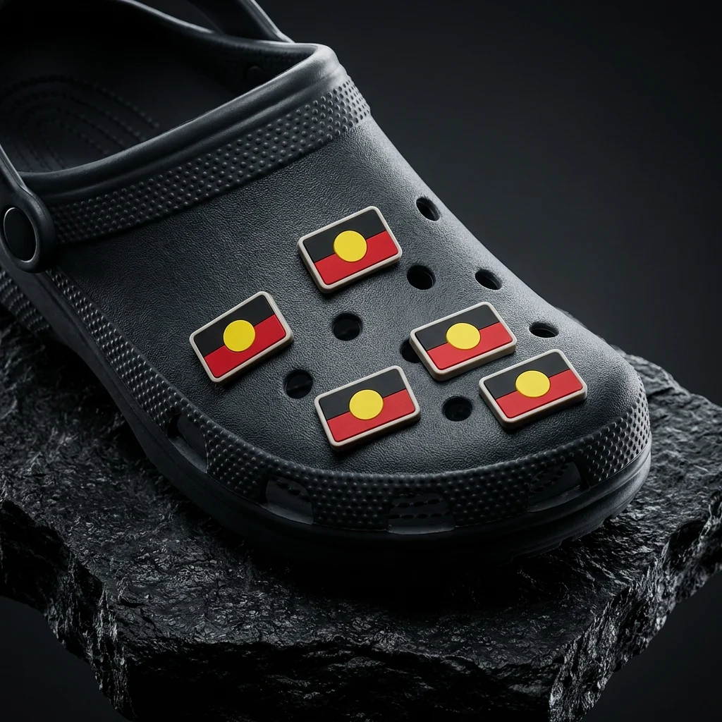 Aboriginal Flag Jibbitz-Charms for Crocs