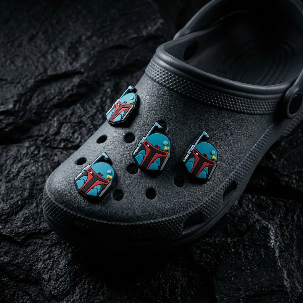 Star Wars Boba Fett Helmet Jibbitz-Charms for Crocs