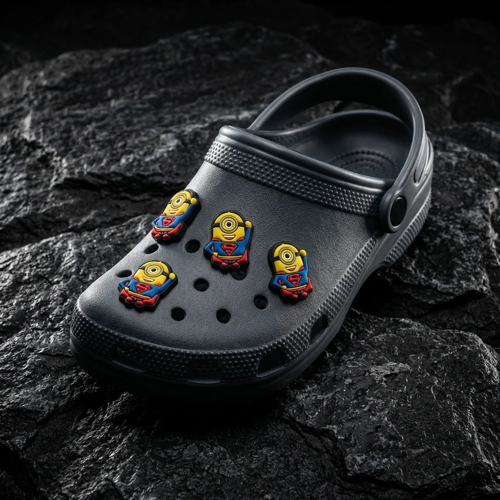 Minion Superman Jibbitz-Charms for Crocs