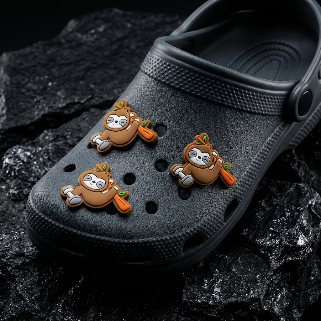 Sloth Gym Lifting Weight Jibbitz-Charms for Crocs