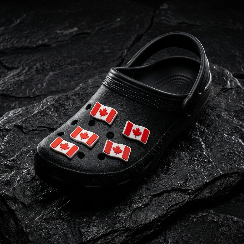 Canadian National Flag Fun Jibbitz-Charms for Crocs