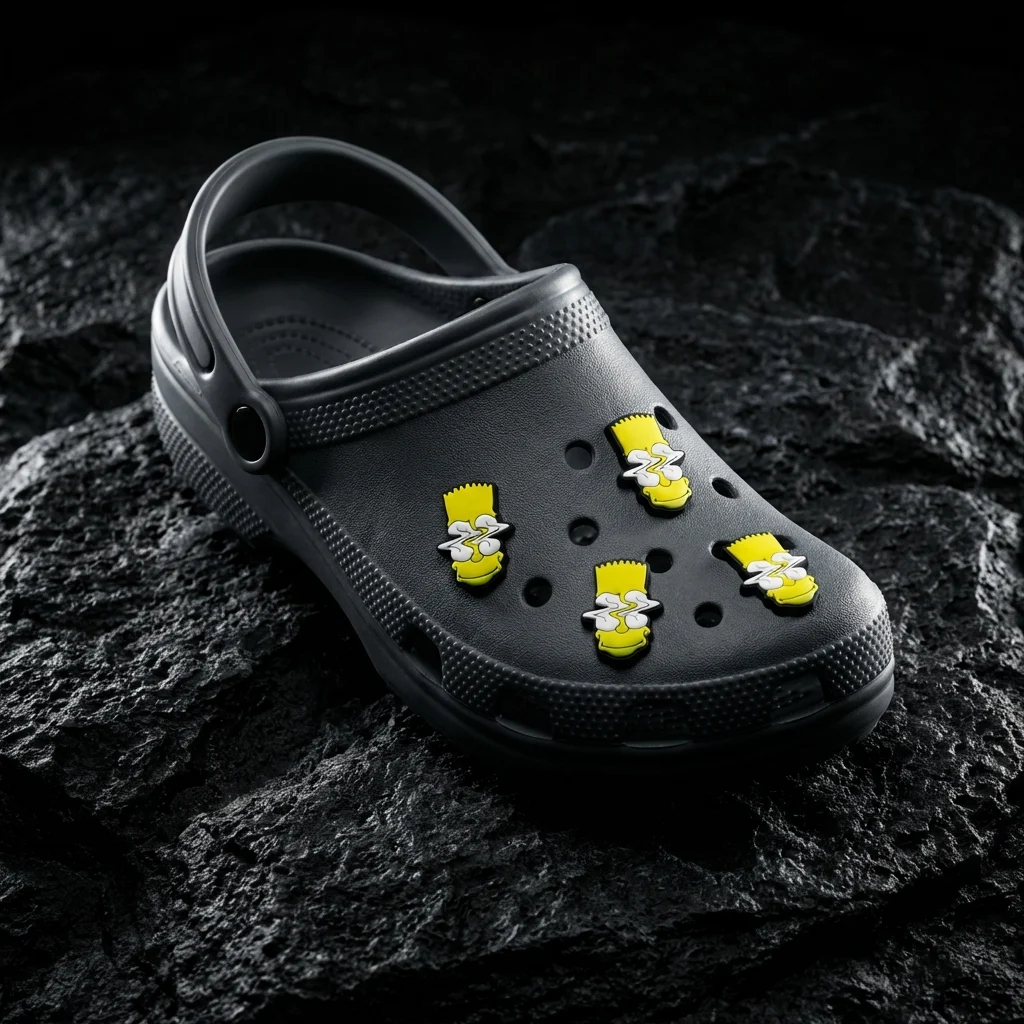 Bart Simpson Wave Cartoon Jibbitz-Charms for Crocs