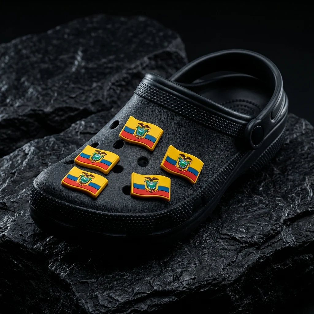 Ecuador National Country Flag Jibbitz-Charms for Crocs